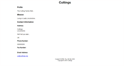 Desktop Screenshot of cuttings.org
