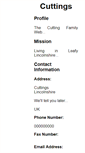 Mobile Screenshot of cuttings.org